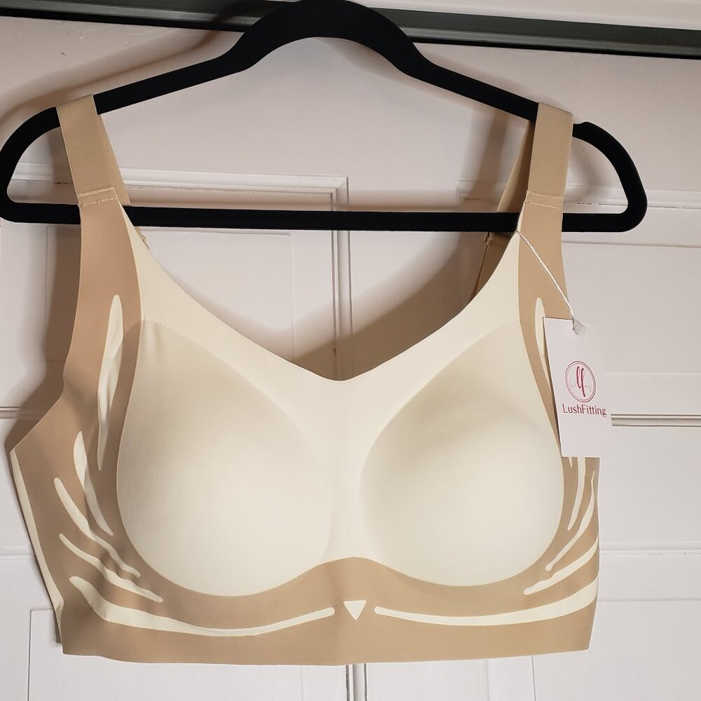 Lush Fitting Wireless Jelly Band Bra - Women's Size 4XL  NWT